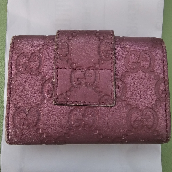 Gucci Pink Leather Wallet - Picture 2 of 5